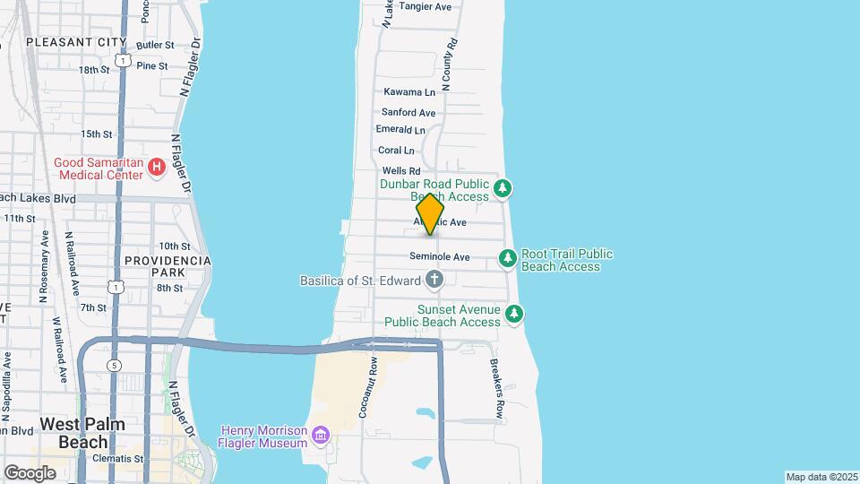 200 Everglade Ave Mapa y Detalles de la Ubicación