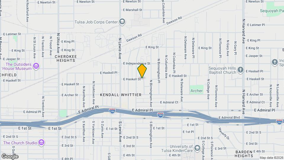 518 N Atlanta Pl Map and Location Details