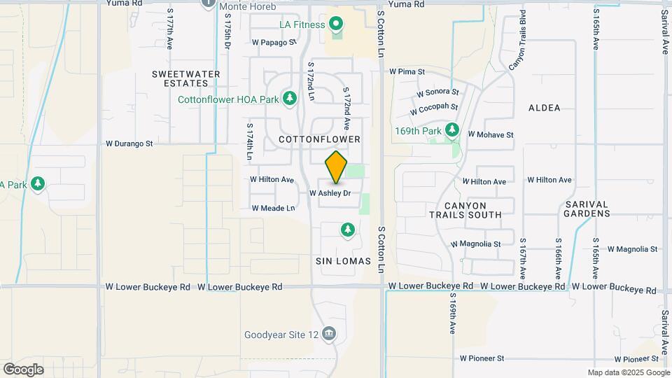 17230 W Ashley Dr Map and Location Details