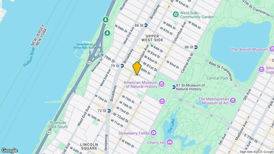 164 W 79th St Mapa y Detalles de la Ubicación