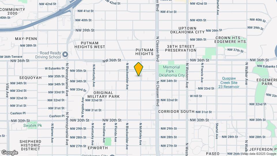 1505 NW 34th St Map and Location Details