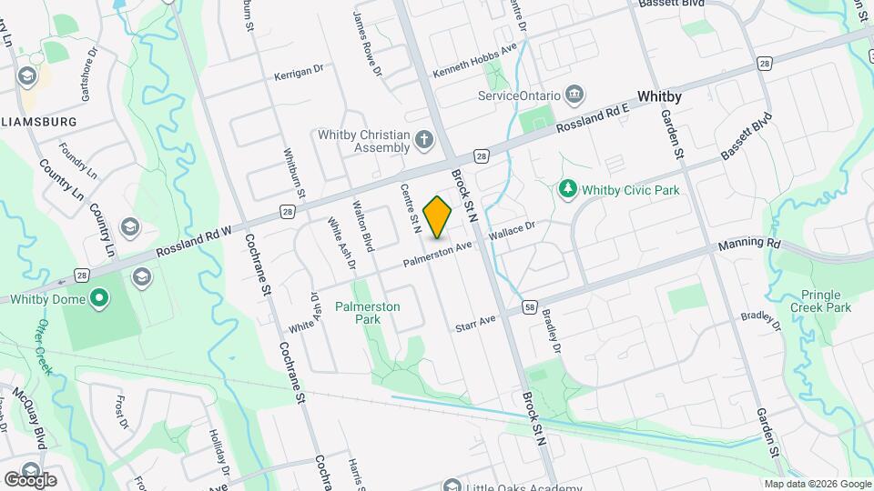 208 Palmerston Ave Map and Location Details