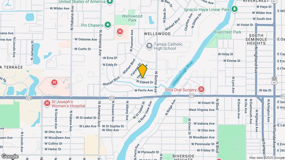 1717 W Eldred Dr Map and Location Details