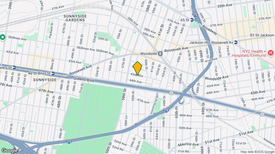 58-40 43rd Ave Map and Location Details