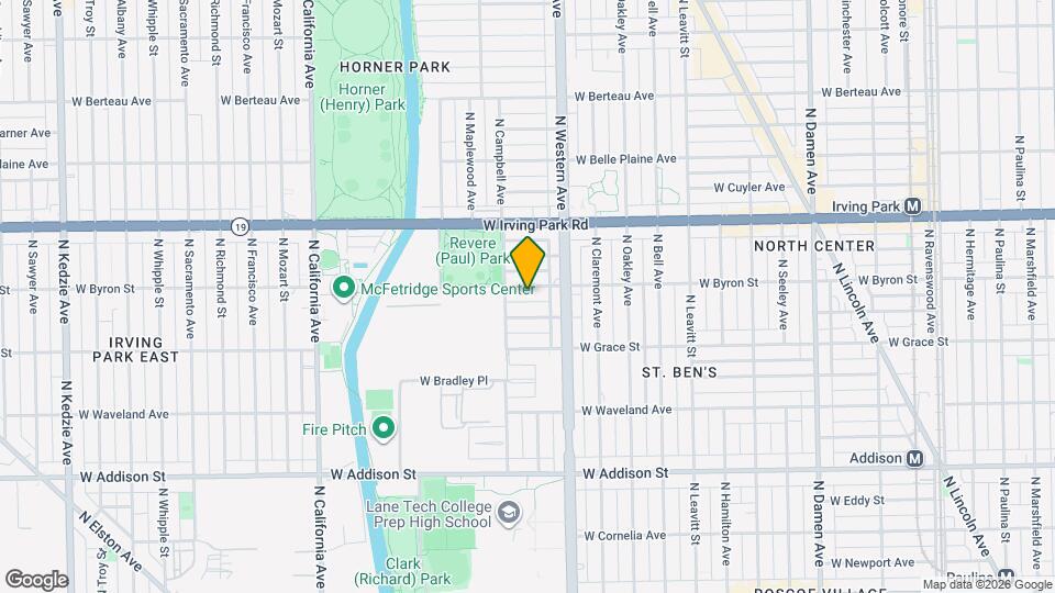 2439 W Byron St Mapa y Detalles de la Ubicación