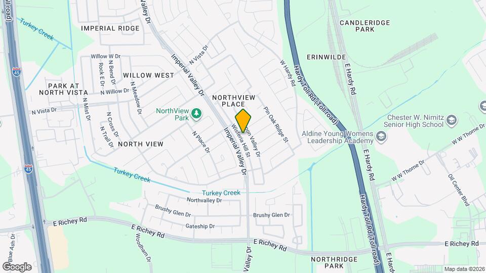 15938 Wisteria Hill St Map and Location Details