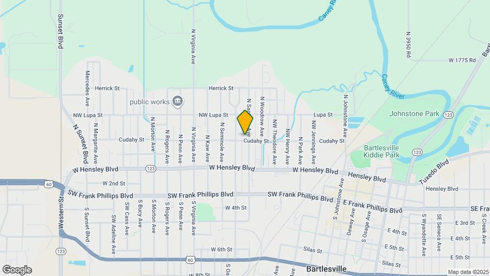 201 N Santa Fe Ave Map and Location Details