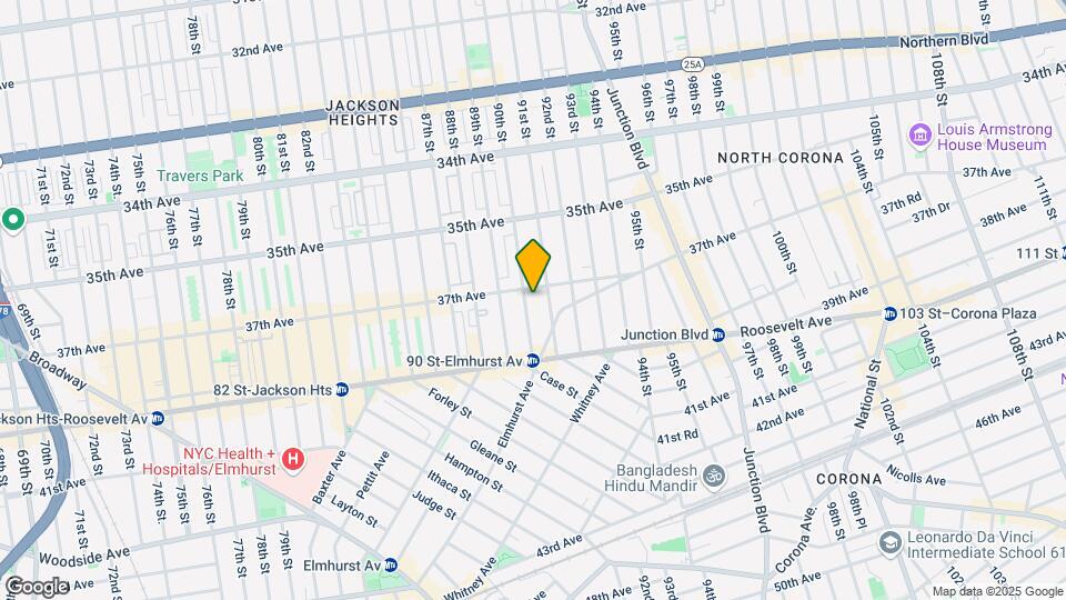 3711 90th St Map and Location Details