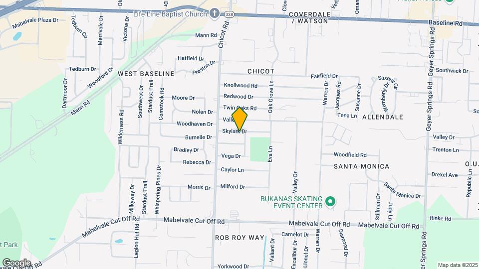 7409 Skylark Dr Map and Location Details