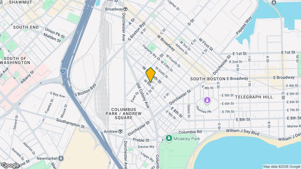 140 W 8th St, Unit #2 Mapa y Detalles de la Ubicación
