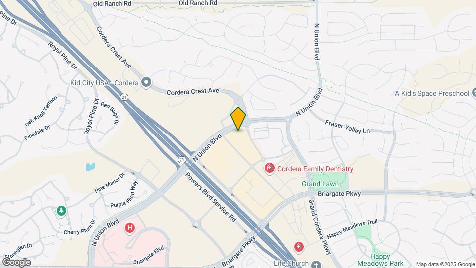 Aliso Briargate Apartments Mapa y Detalles de la Ubicación