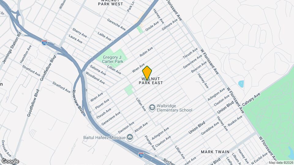5051 Thrush Ave Map and Location Details