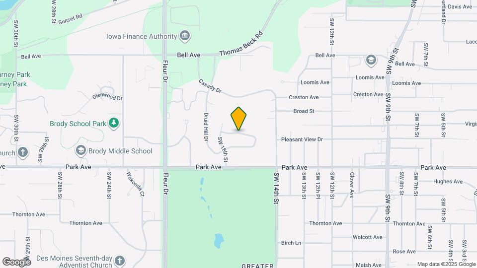 1624 Pleasant View Dr Map and Location Details