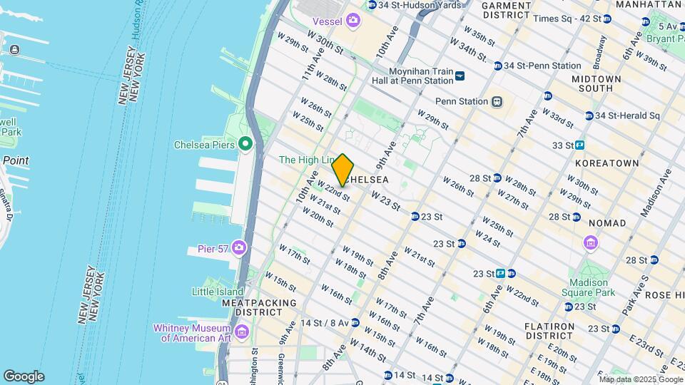 433 W 22nd St Mapa y Detalles de la Ubicación