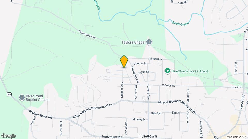 425 Oakwood Ave Map and Location Details