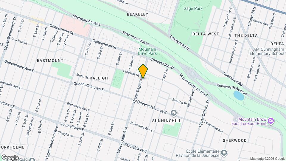 387 Upper Gage Ave Map and Location Details