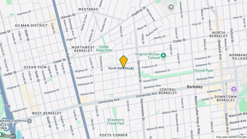 1385 Francisco St, Unit 5 Map and Location Details