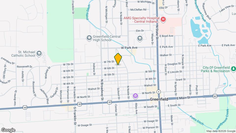 501 School St Map and Location Details