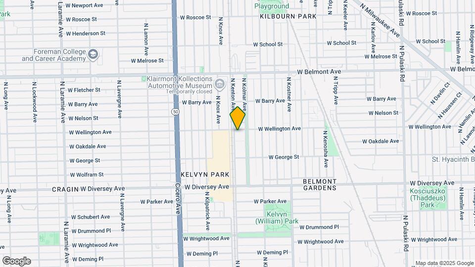 4555 W Wellington Ave Map and Location Details