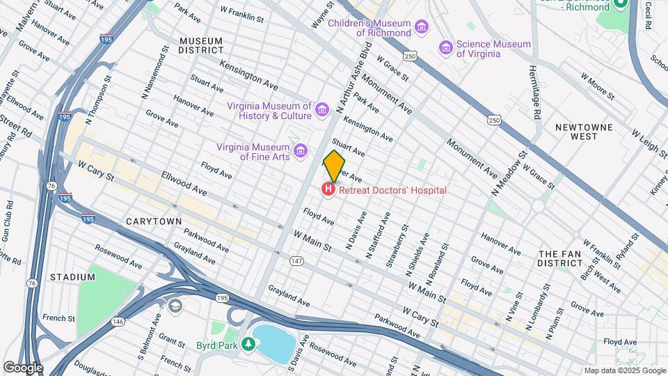 2614 Grove Ave Map and Location Details