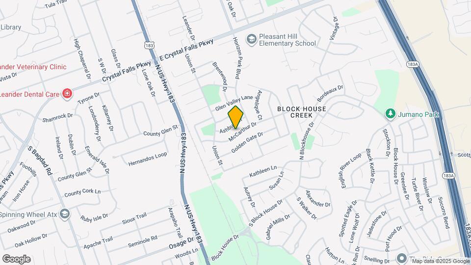 317 McCarthur Dr Map and Location Details