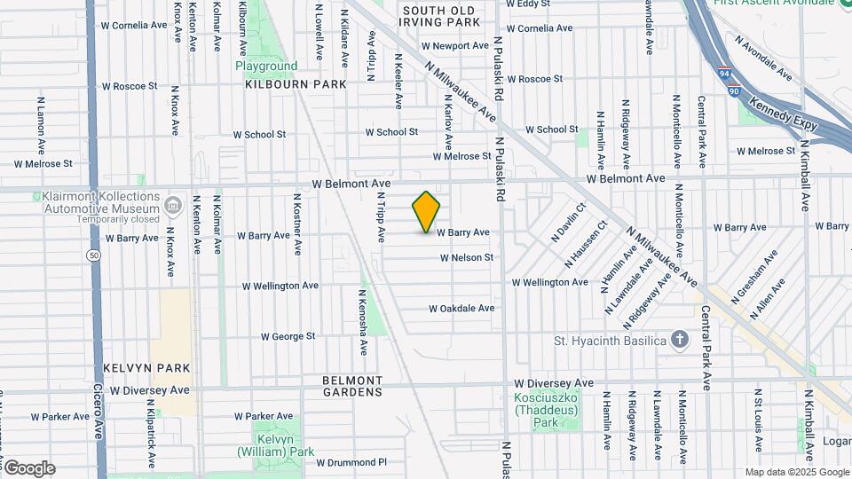 4135 W Barry Ave Map and Location Details