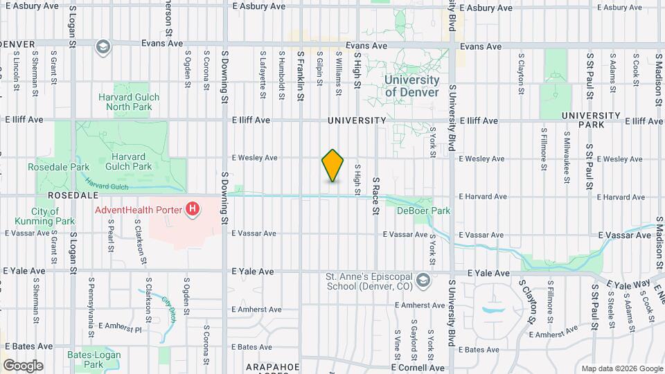 2483 S Williams St Map and Location Details