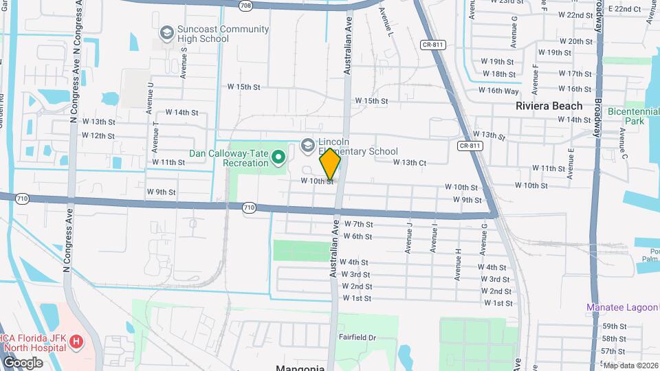 1225 W 10th St Mapa y Detalles de la Ubicación