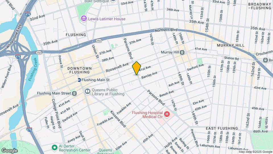 4116-4118 Parsons Blvd Mapa y Detalles de la Ubicación