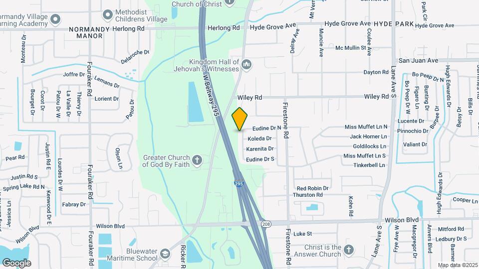2220 Eudine Dr W Map and Location Details