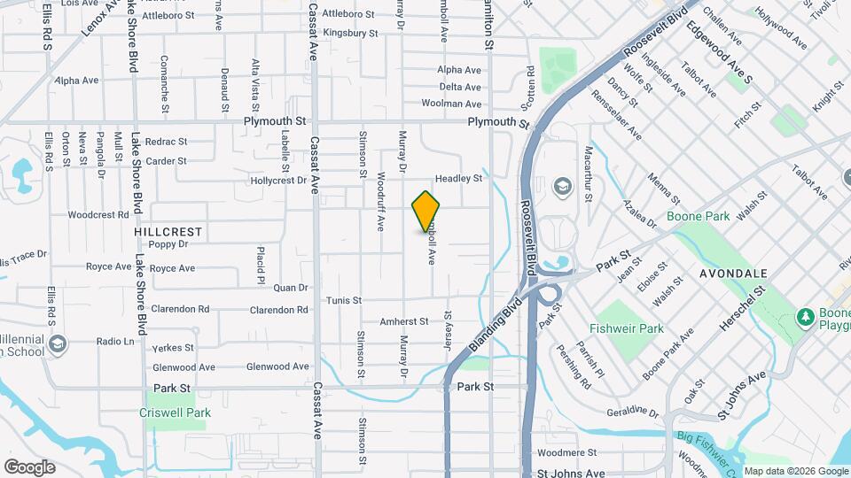 1332 Lamboll Ave Map and Location Details