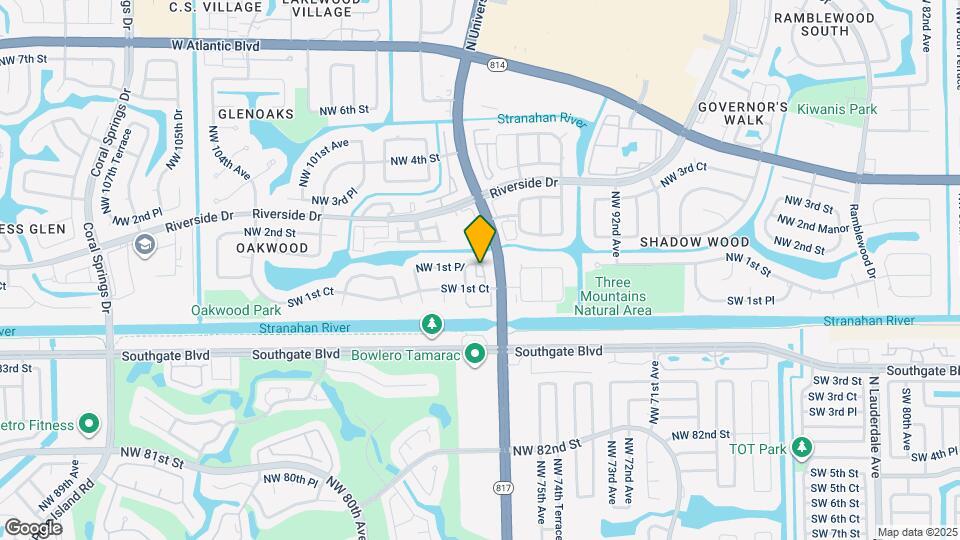 9576 SW 1st Ct Map and Location Details