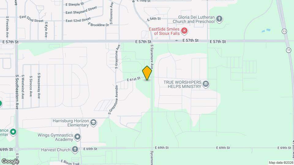 5501 S Huntwood Ave Map and Location Details