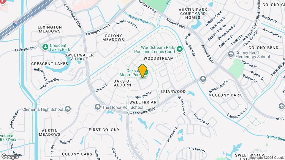 3718 Bayou Bend Ct Map and Location Details
