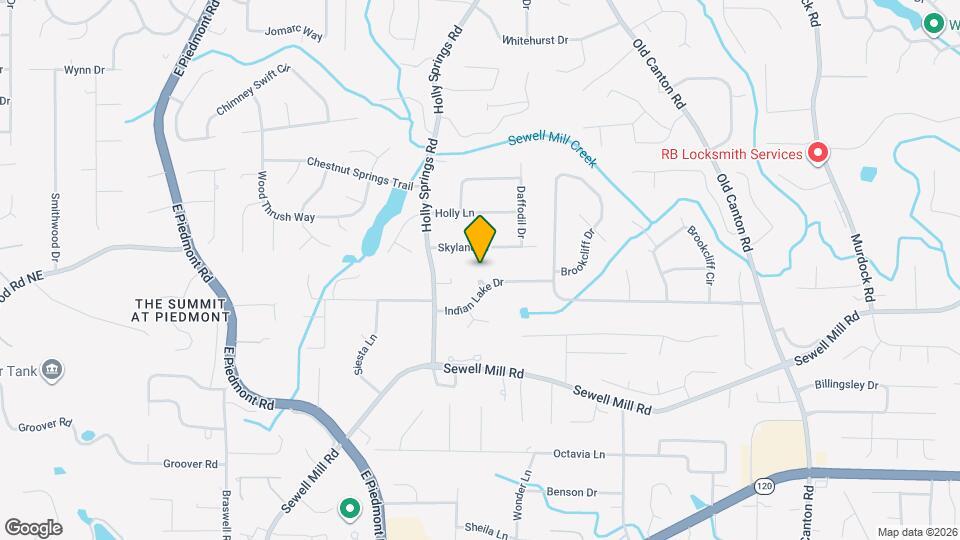 2625 Indian Lake Dr Map and Location Details