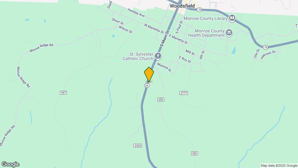 418 S Main St Map and Location Details