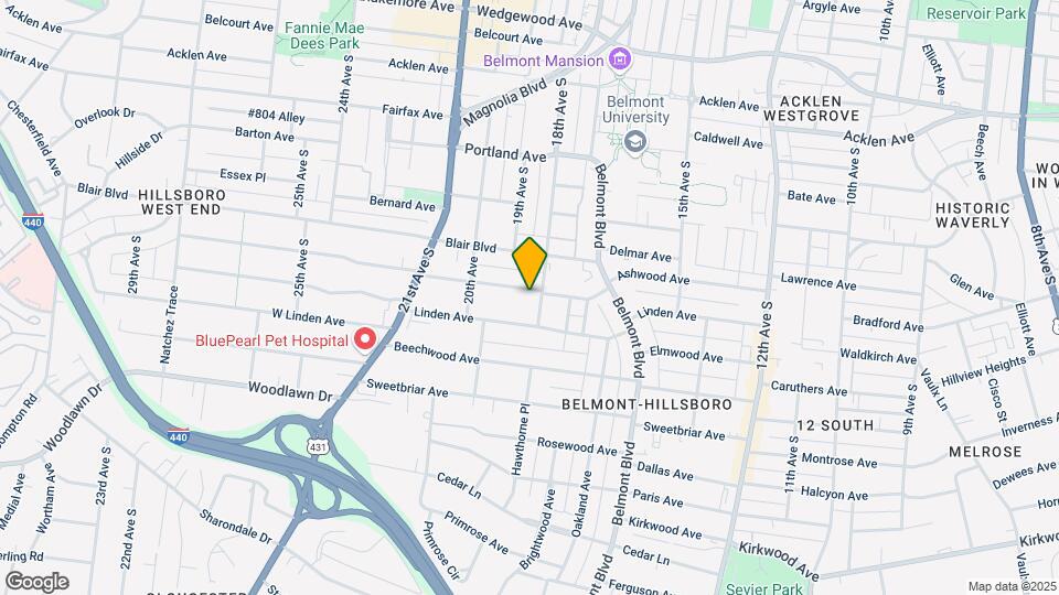 1803 Ashwood Ave Map and Location Details