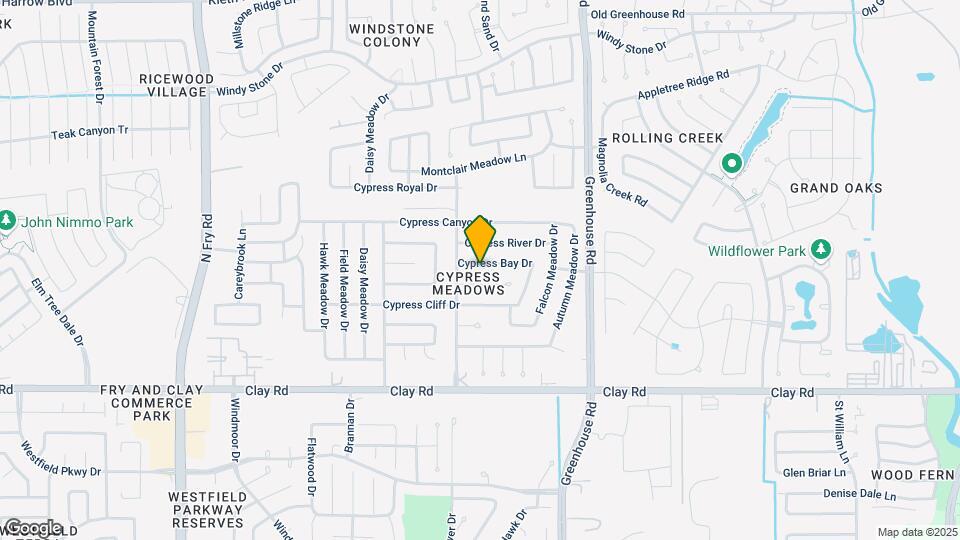 19319 Cypress Bay Dr Map and Location Details