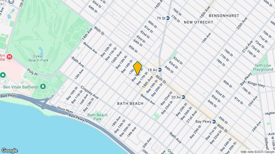 8655 Bay 16th St Map and Location Details