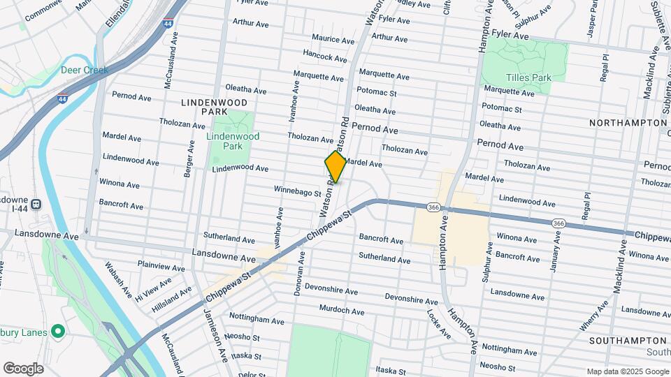 3914 Watson Rd Map and Location Details