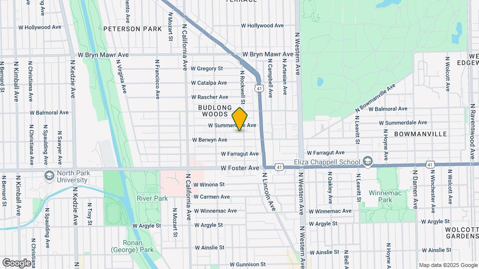 2600 W Berwyn Ave Map and Location Details