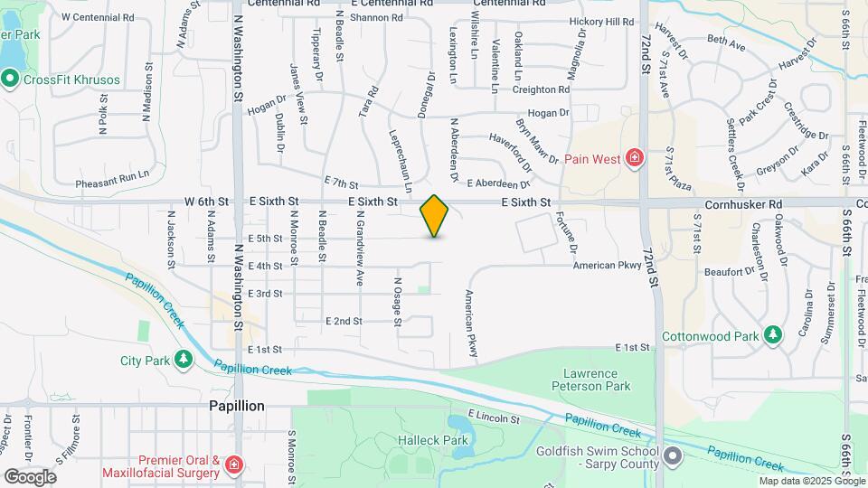 545 E 5th St Map and Location Details