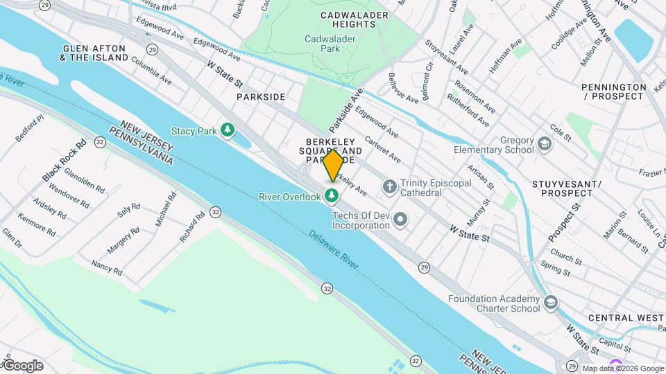 912 Riverside Ave. Map and Location Details