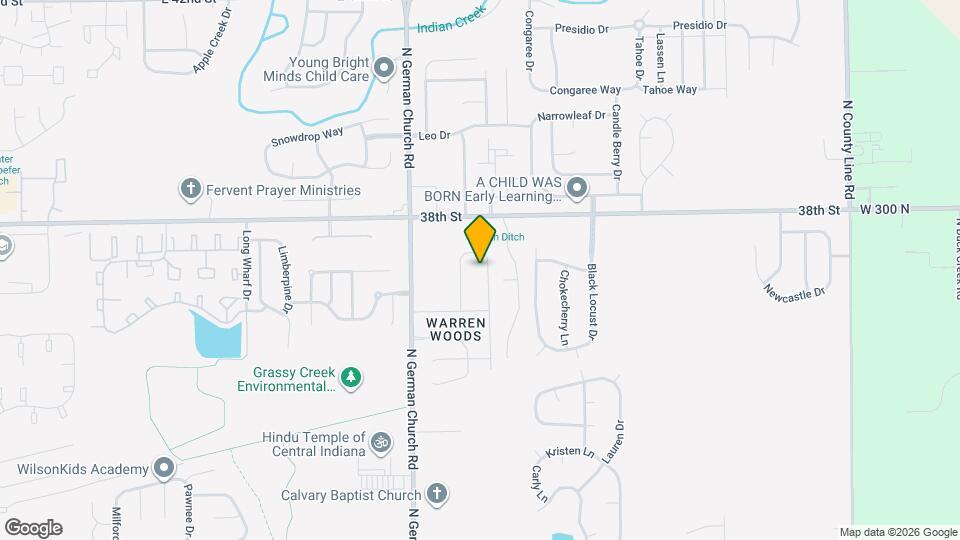 3704 Bearwood Dr Mapa y Detalles de la Ubicación