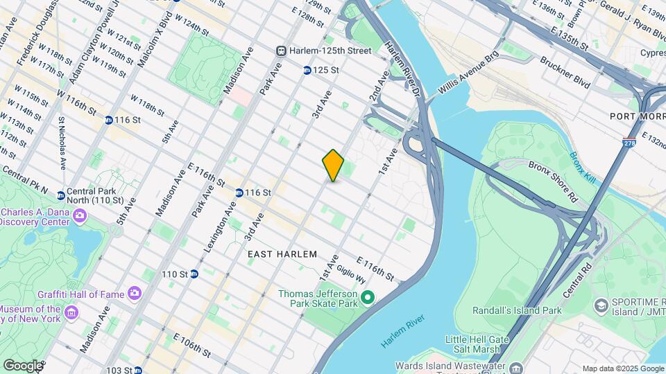 307 East 119th Street Map and Location Details