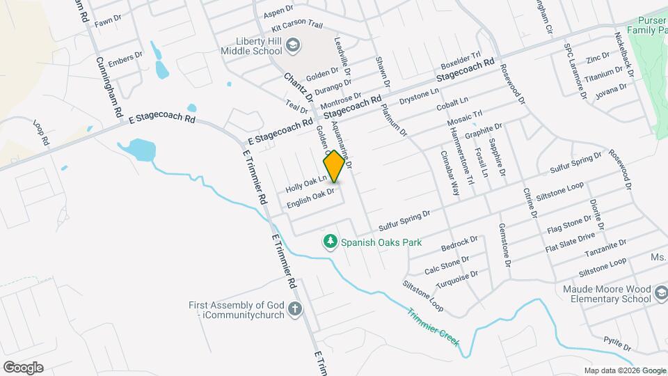 5506 Holly Oak Ln Map and Location Details