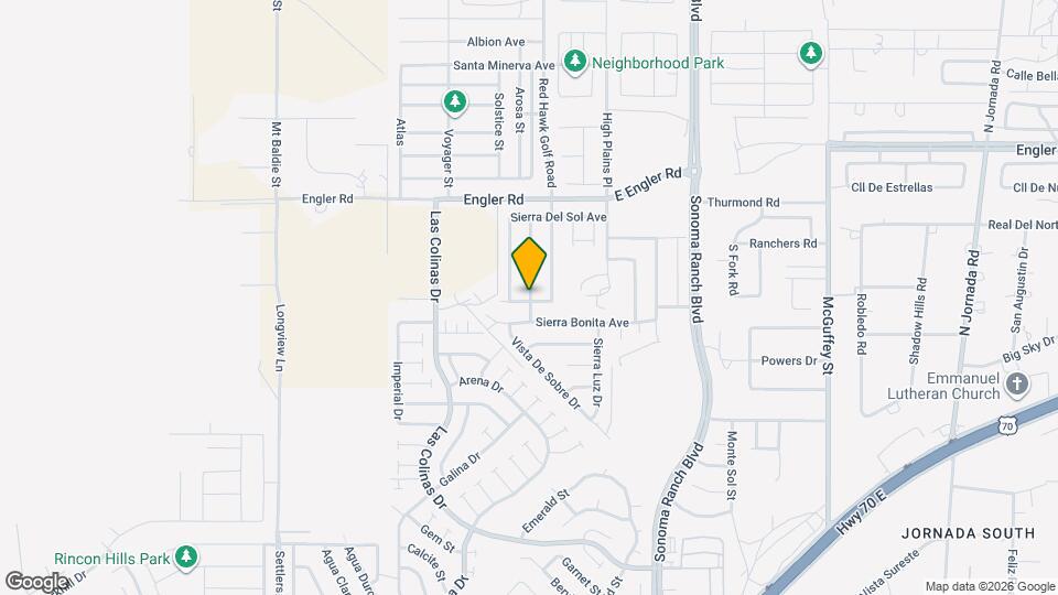 7503 Vista de Oeste Pl Map and Location Details