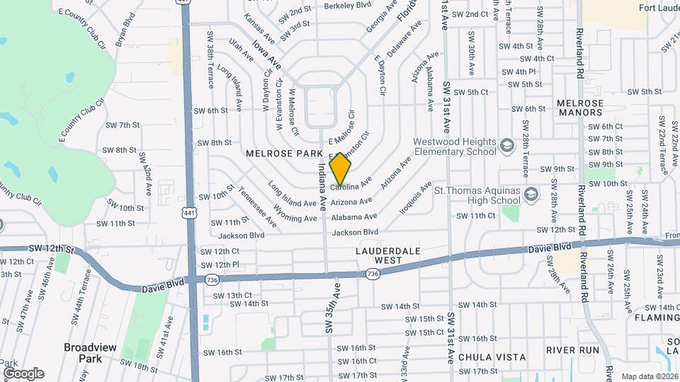 1064 Carolina Ave Map and Location Details