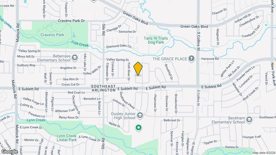 6101 Summerfield Dr Map and Location Details