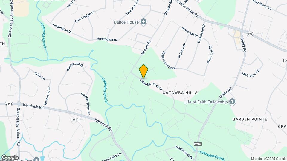 3596 Catawba Creek Dr Map and Location Details